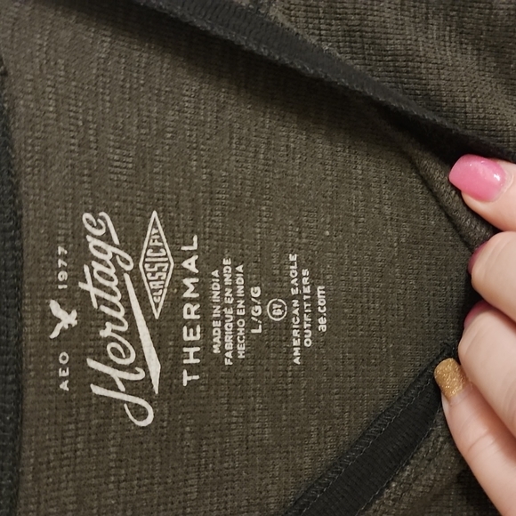 DARK GREY LONG SLEEVES THERMAL SHIRT - Picture 4 of 6